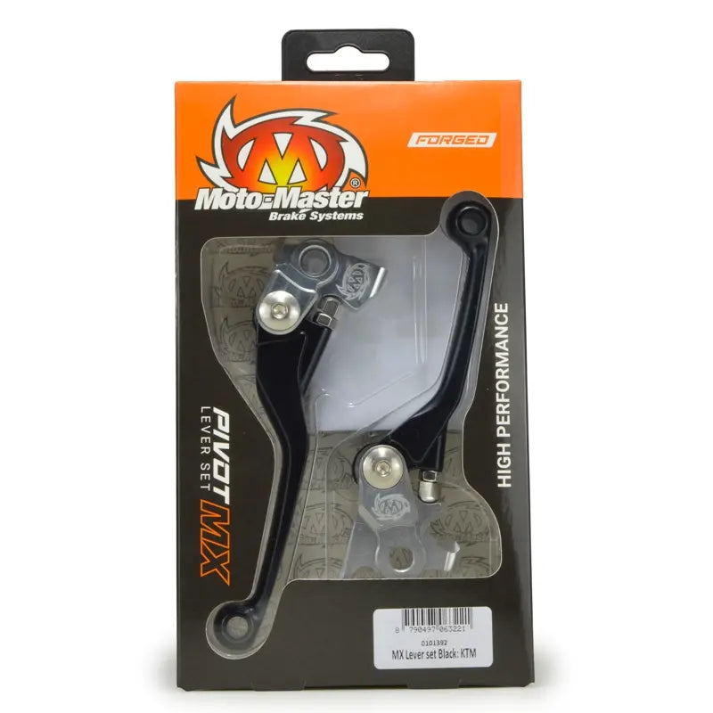 Moto-Master Pivot Lever Set Black for Kawasaki KX85