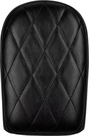 Le Pera Bare Bones Pillion Pad - Black Vinyl - For Harley Davidson