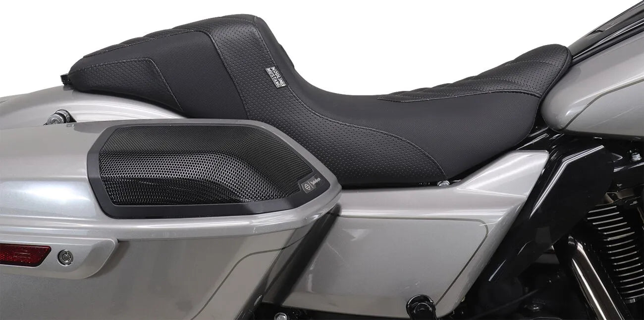 Mustang Kodlin Signature Squareback Seat - For Harley Davidson