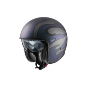 Premier Helmets Vintage Fr Open Face Helmet Blue/gray