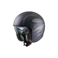 Premier Helmets Vintage Fr Open Face Helmet Blue/gray