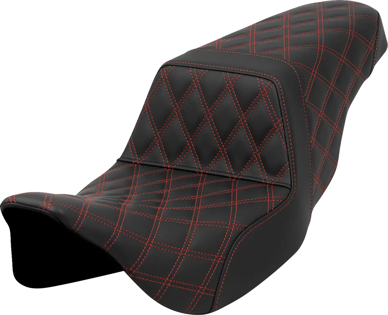 Saddlemen Lattice Stitch Step-up Seat - For Harley Davidson
