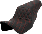 Saddlemen Lattice Stitch Step-up Seat - For Harley Davidson
