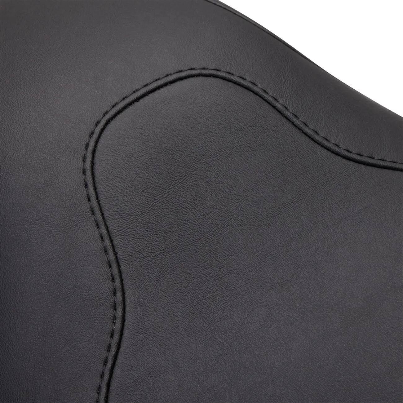 Mustang Tripper Solo Seat - Synthetic Leather - For Harley Davidson