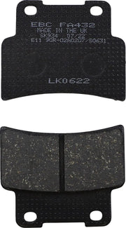 Ebc Organic Base Fa Brake Pads - Front & Rear