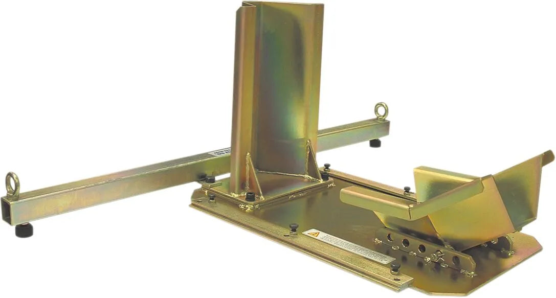 K&L Supply Cycle Dock Wheel Chock Zinc for 120-160mm Tires