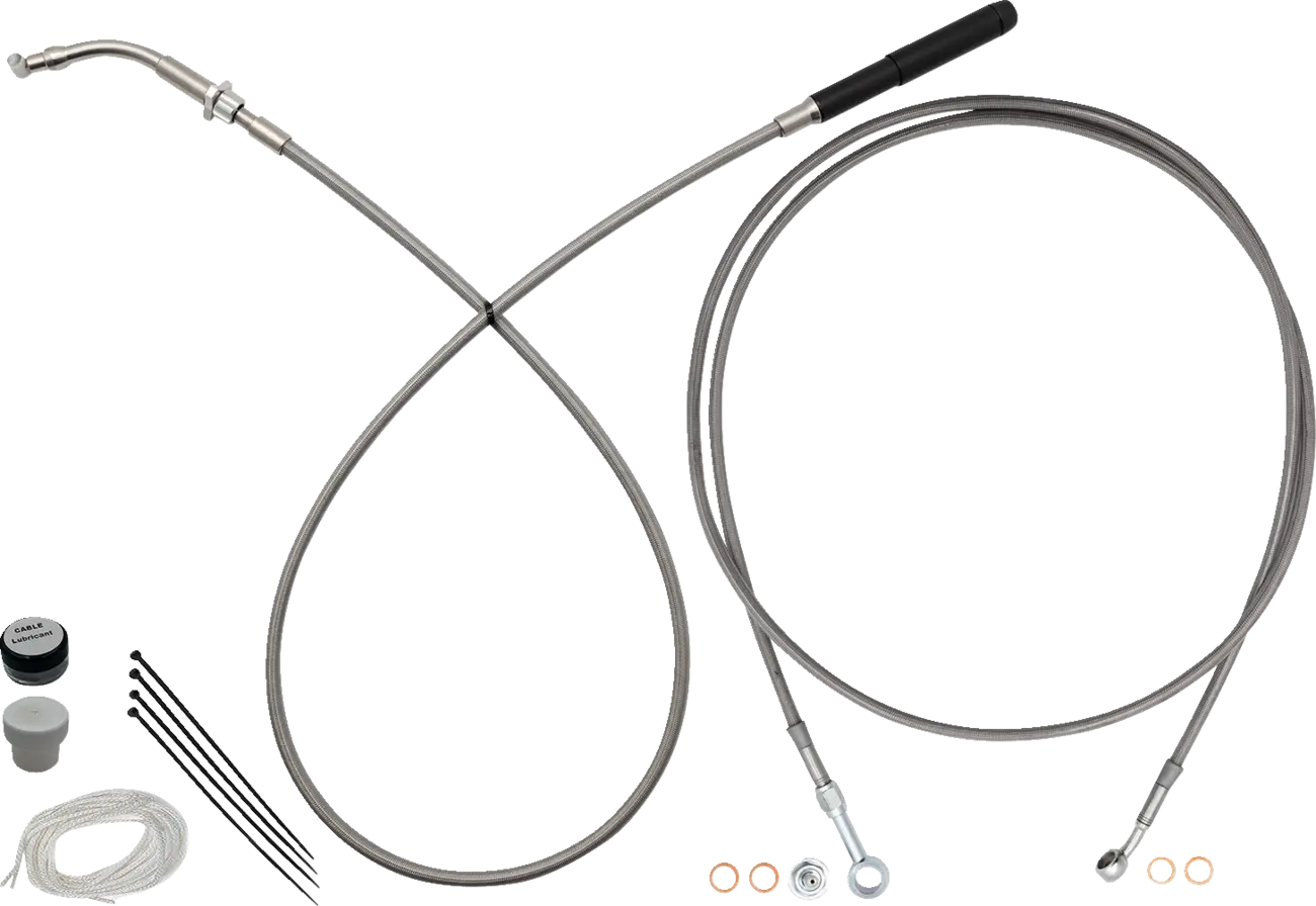 Fat Baggers Inc. EZ Install Cable Kit for 14" Ape Hangers
