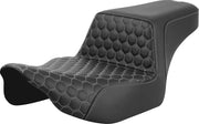 Saddlemen Honeycomb Step-up Seat - For Harley Davidson