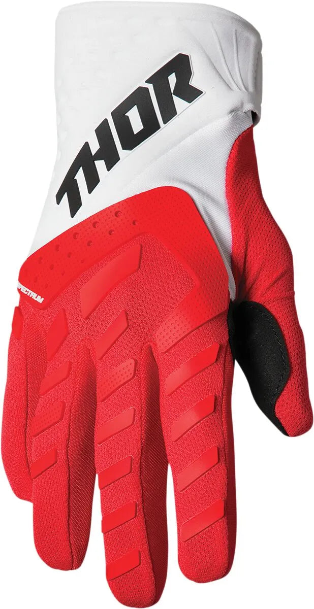 Thor Youth Spectrum Gloves - Red/White