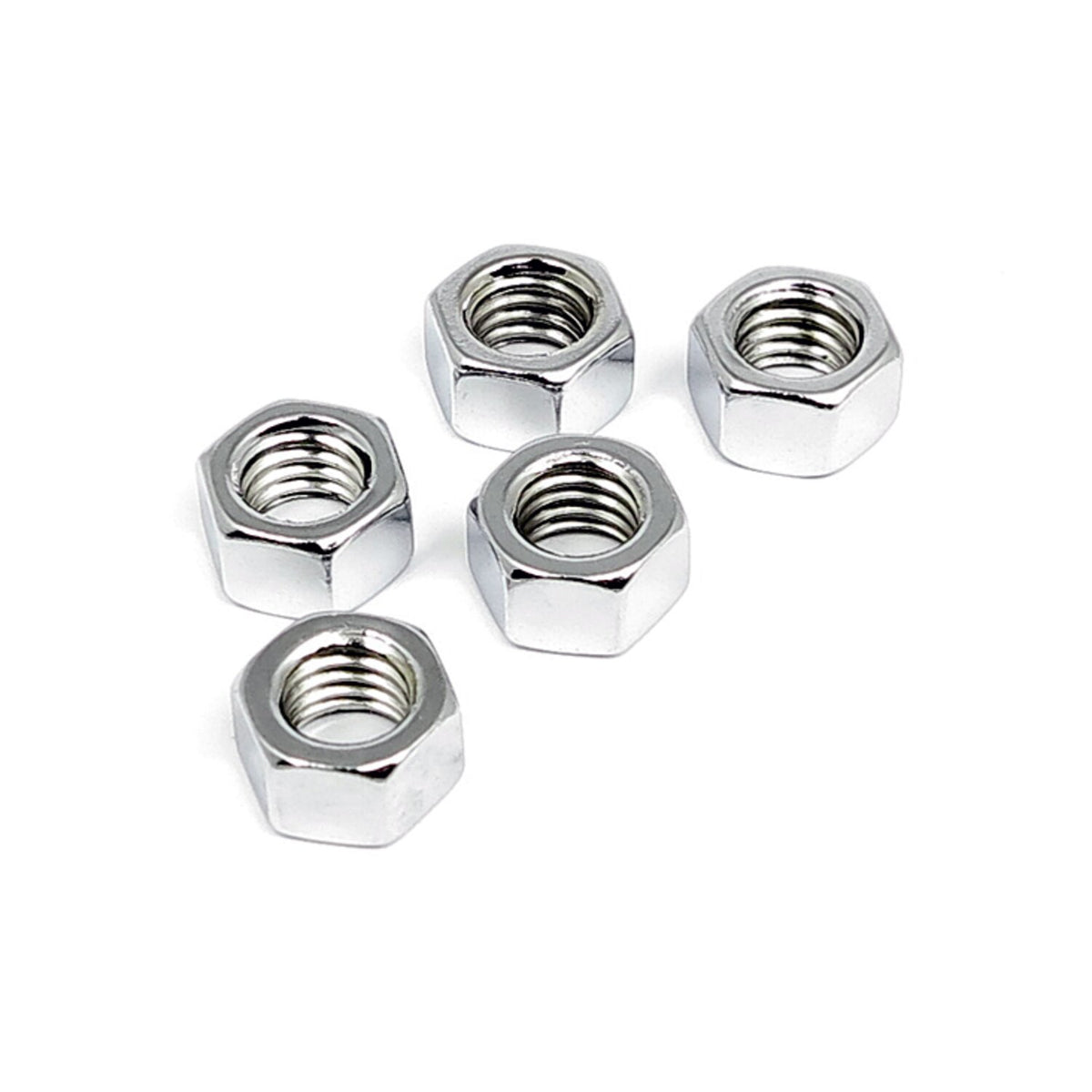 Gardner-Westcott Chrome hex nut 8/32 inch - 25 stk