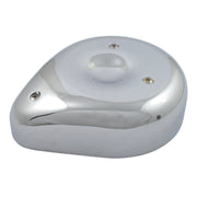 MCS Teardrop air cleaner assembly - Chromed aluminum