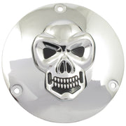 MCS Skull derby cover 5-hole - Chrome