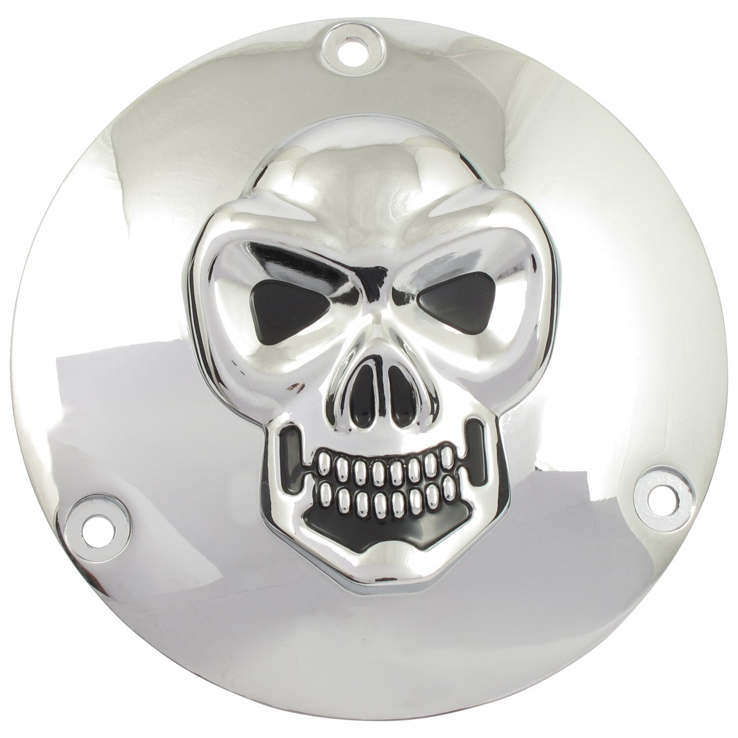 MCS Skull derby cover 5-hole - Chrome
