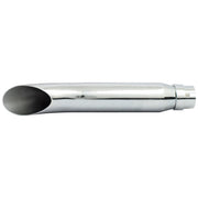 MCS Turn out universal muffler 16" long chrome