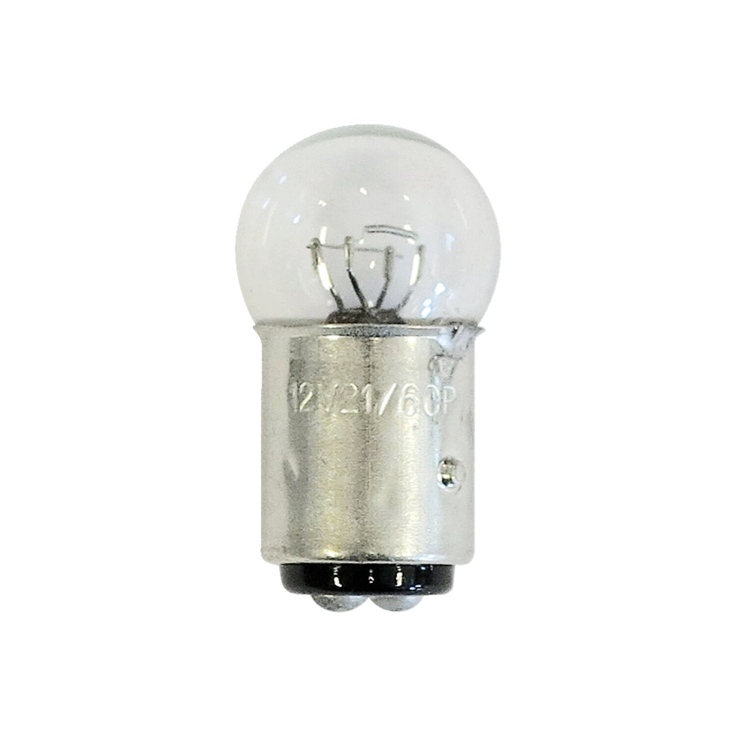 MCS Turn signal bulb bullet light - Clear glass - 12v21cp/6cp