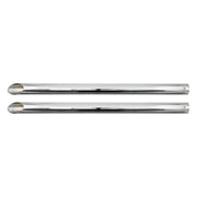 MCS Universal head pipe extension set 32" long chrome