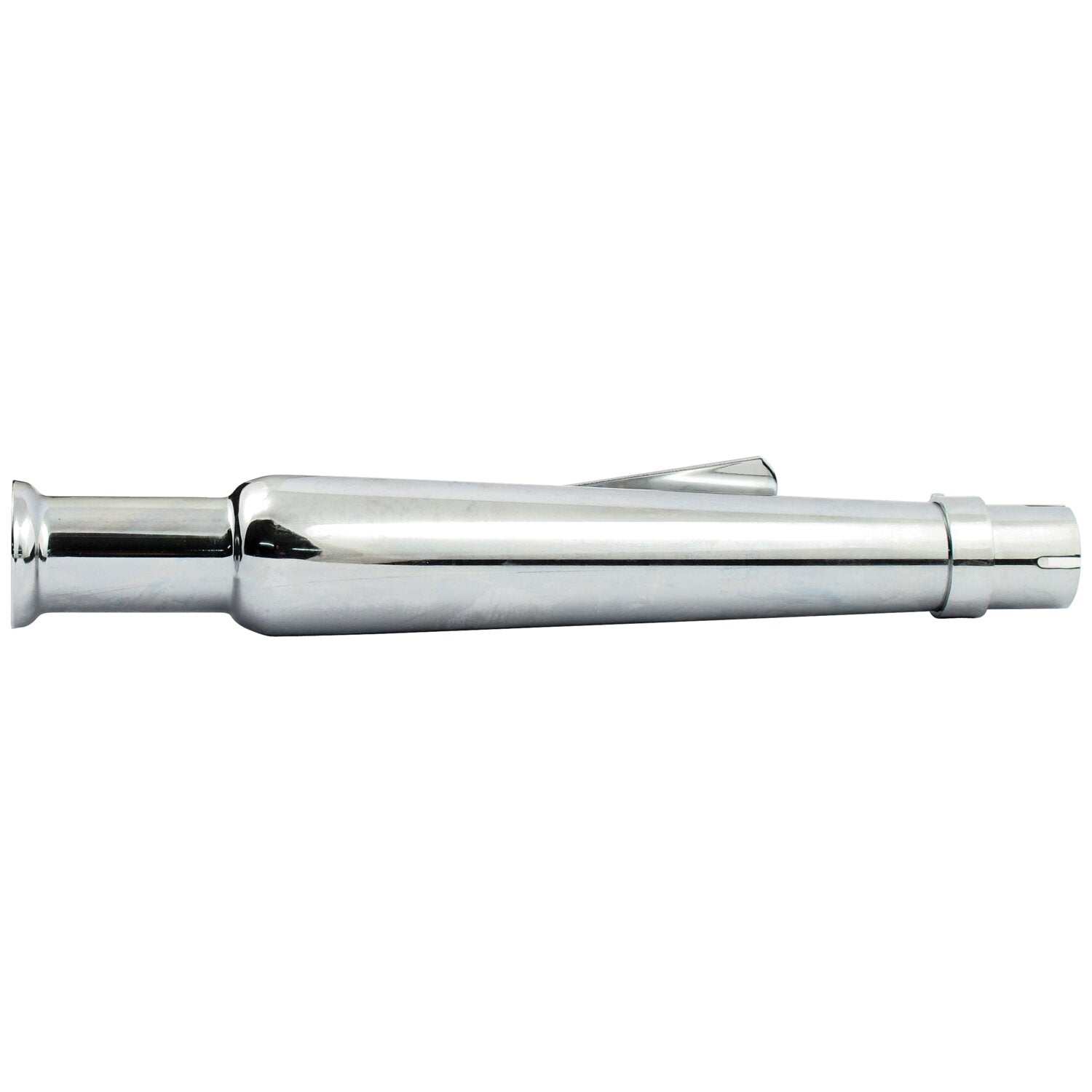 MCS Trumpet universal straight muffler 18-1/2" long chrome