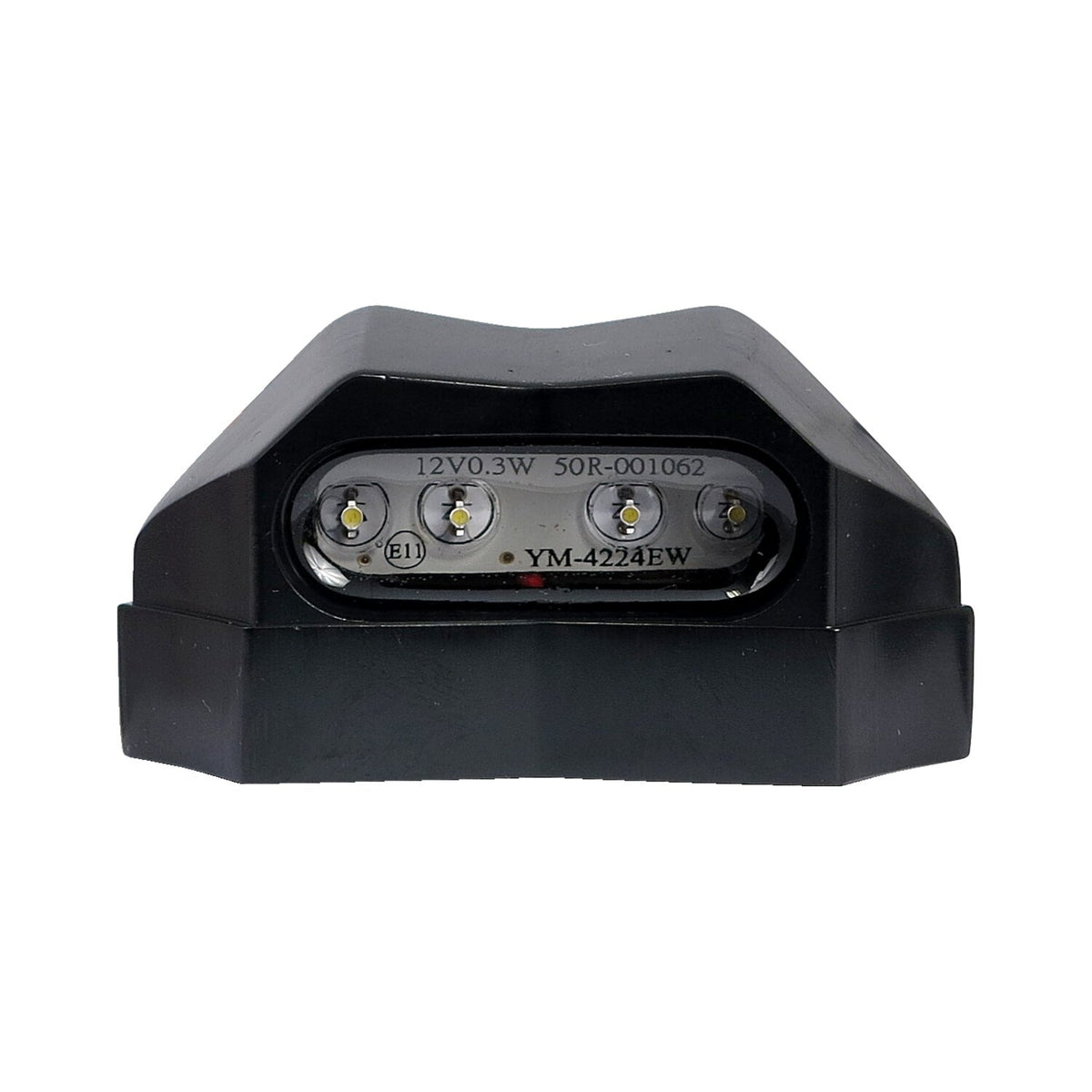 Highway Hawk LED license plate light Nitro black - ECE appr