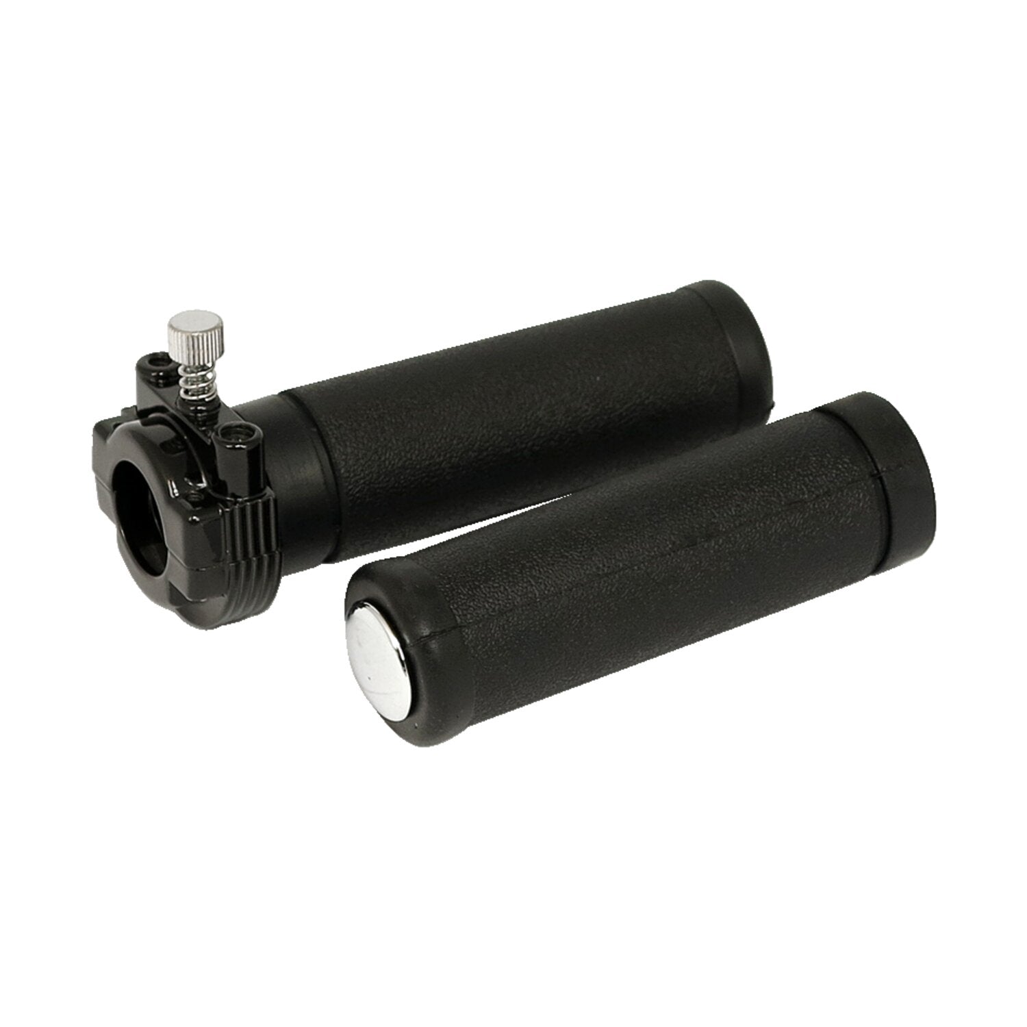 MCS OEM style throttle assembly with grips dual cable - Black