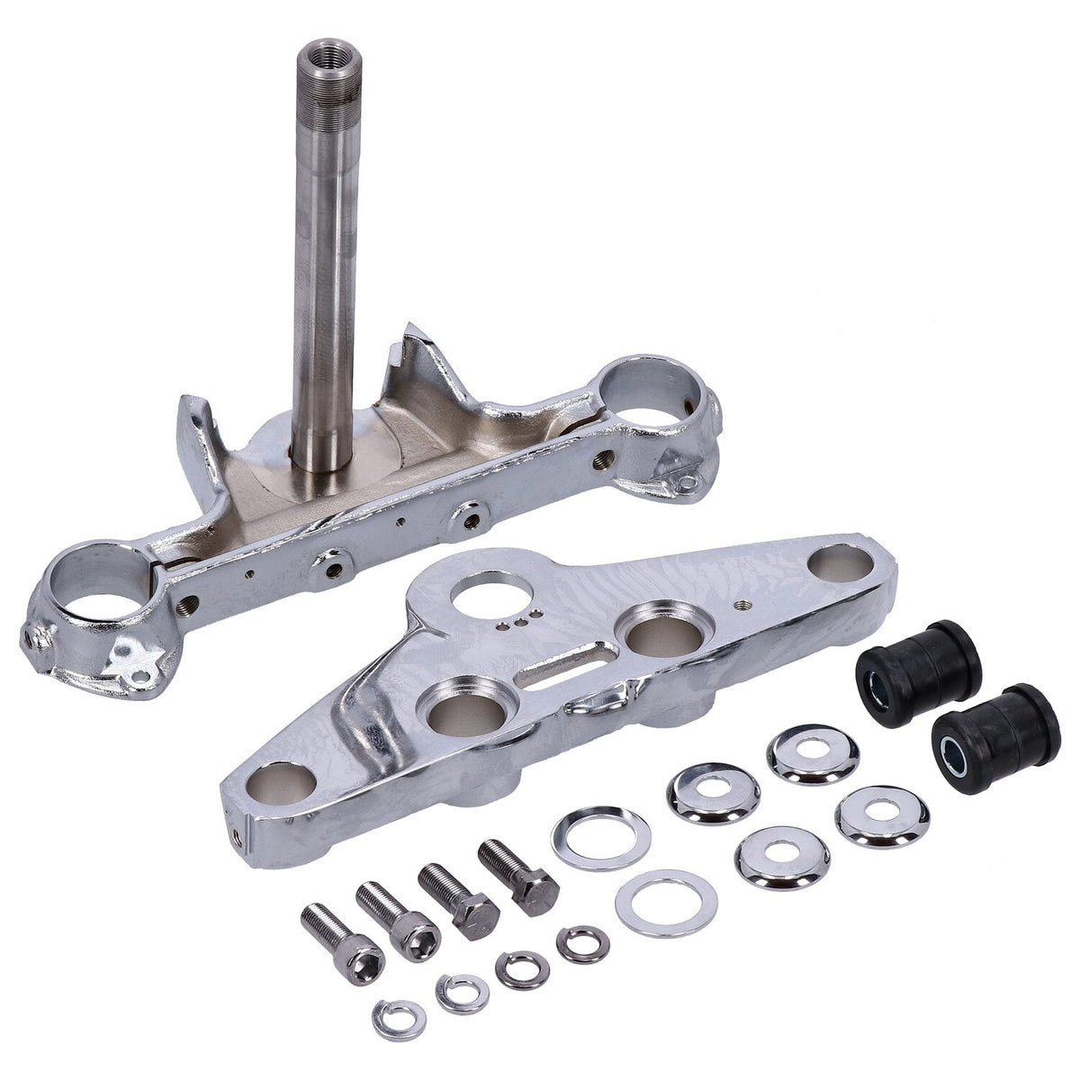 MCS Stock style FL 41mm triple trees - Chrome