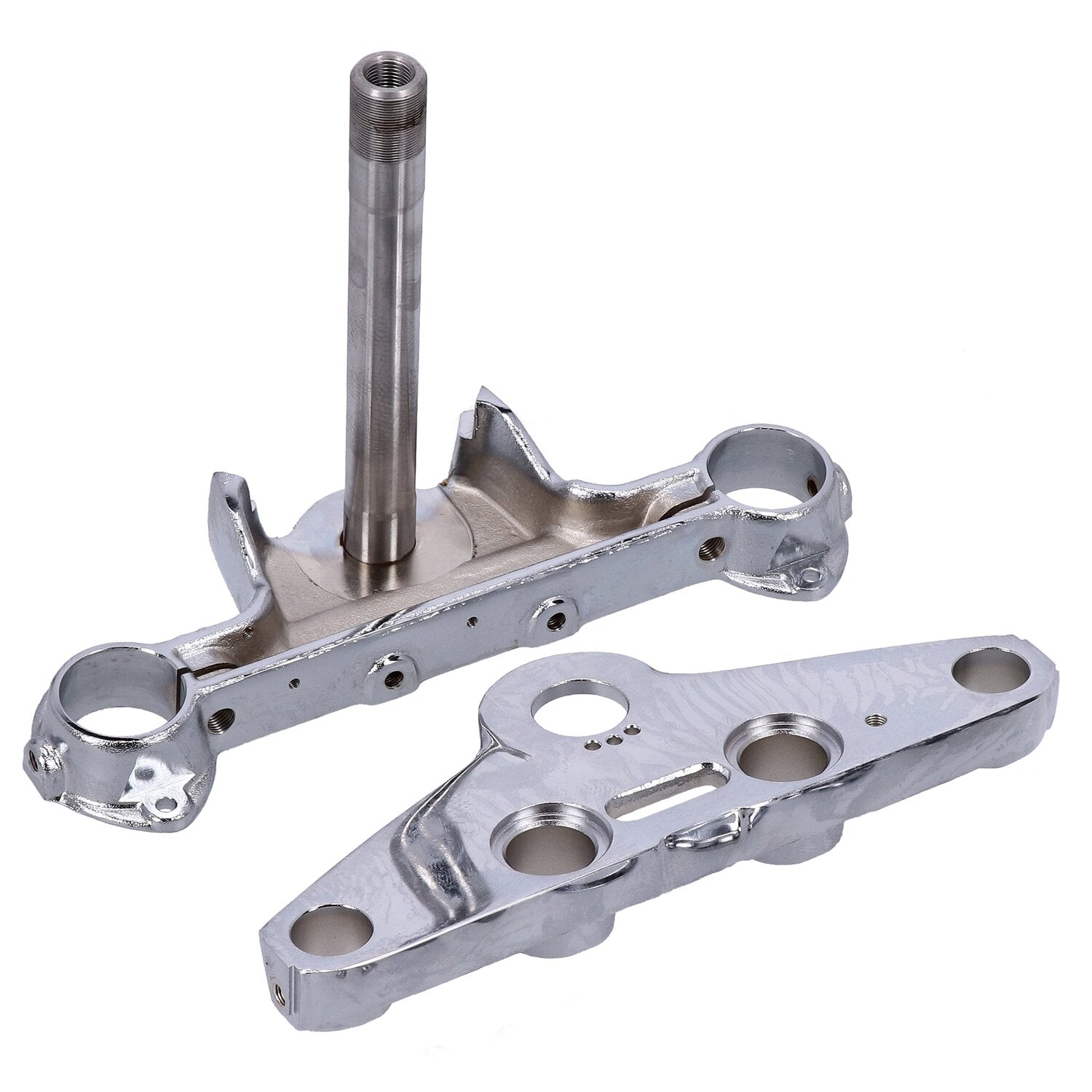 MCS Stock style FL 41mm triple trees - Chrome