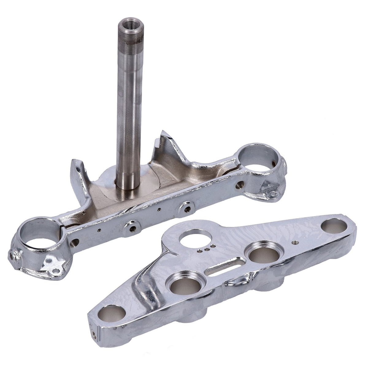 MCS Stock style FL 41mm triple trees - Chrome