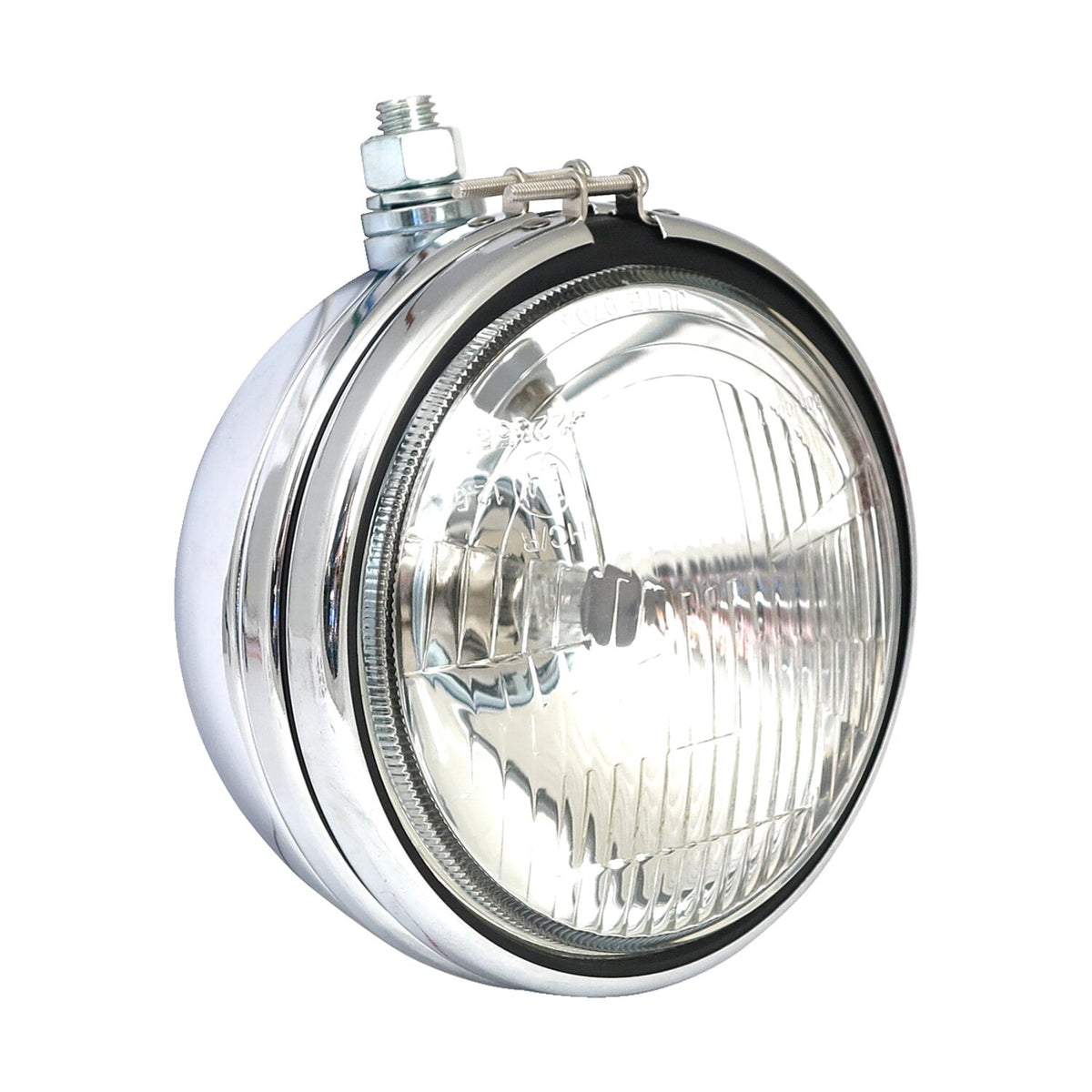 MCS OEM style 5-3/4" FX FXR XL headlamp - Chrome