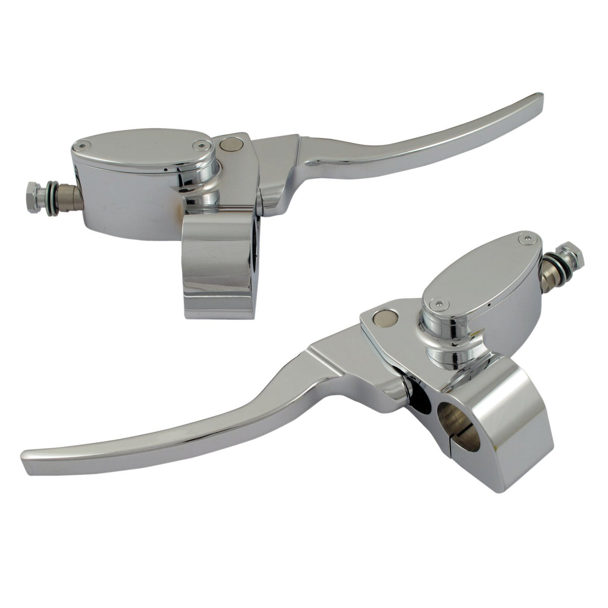 MCS Custom handlebar control kit hydr - Clutch - Chrome