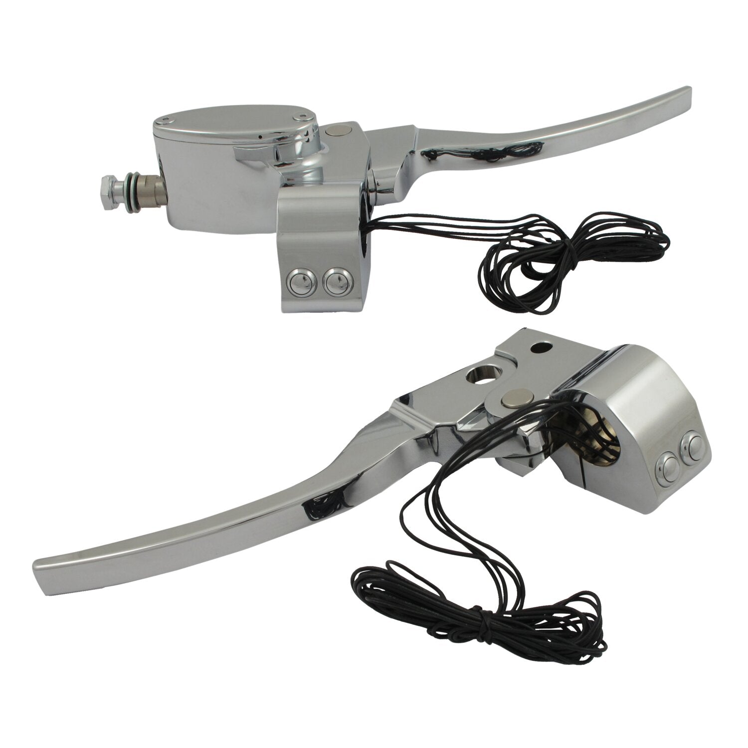 MCS Custom handlebar control kit mech - Clutch - Chrome