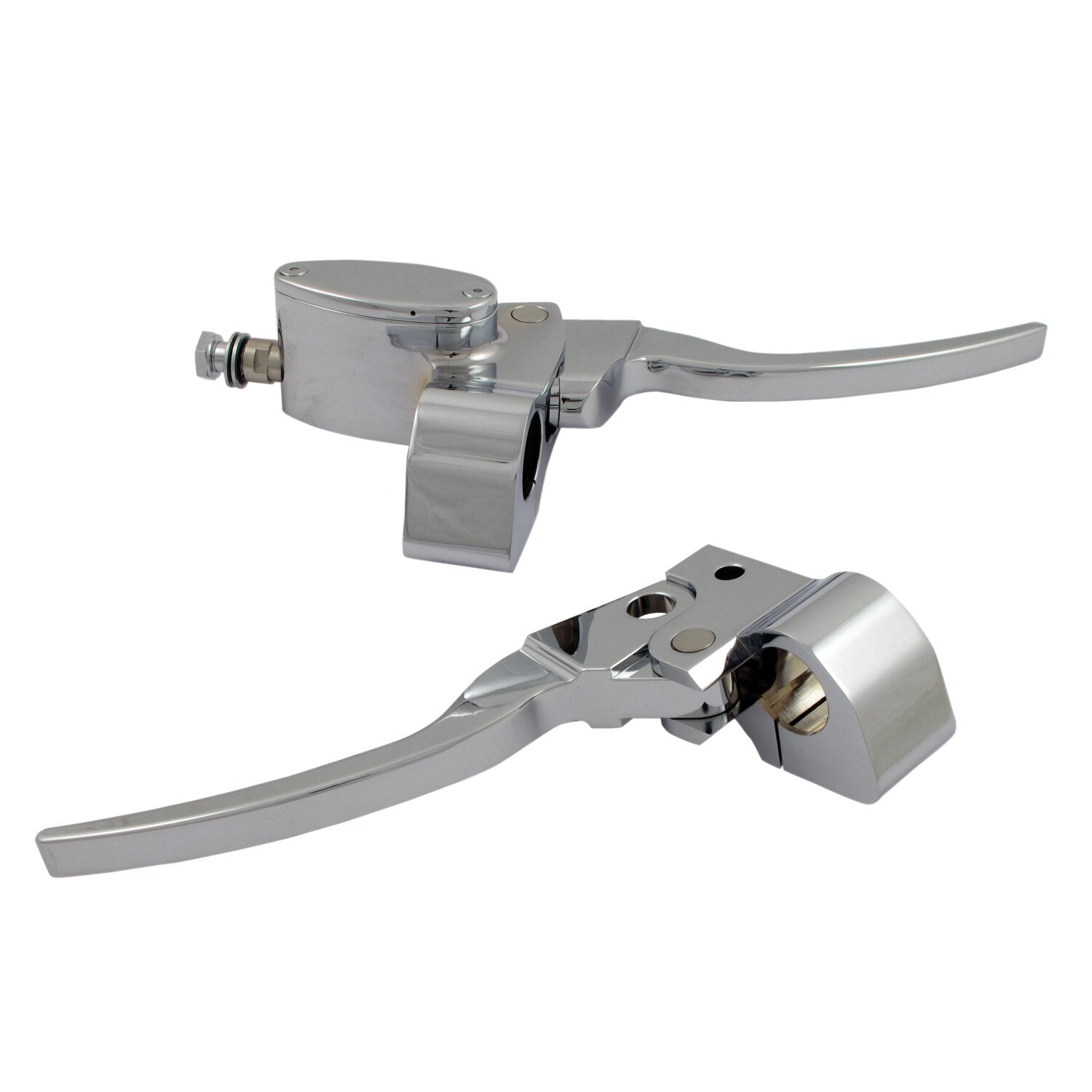 MCS Custom handlebar control kit mech - Clutch - Chrome