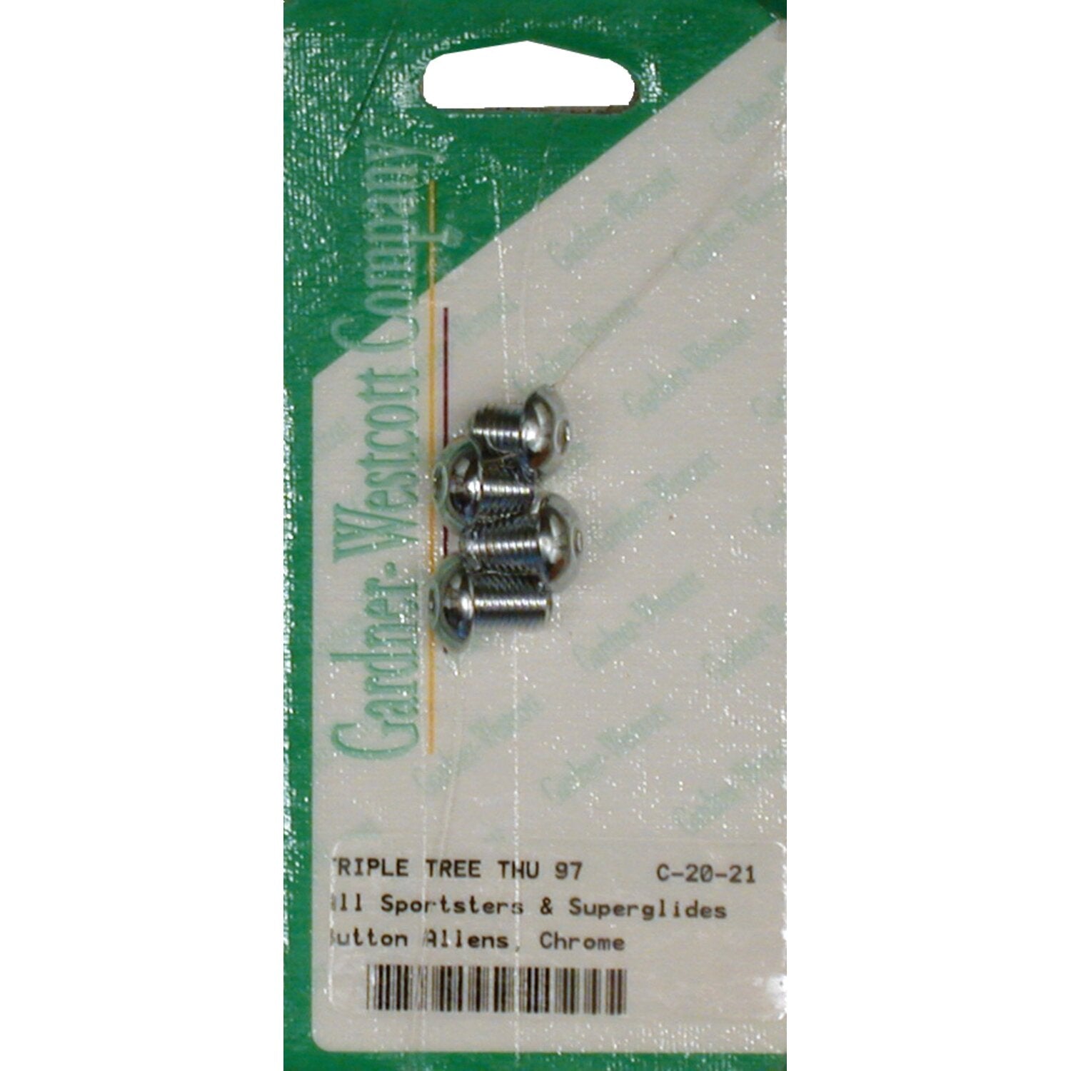 Gardner-Westcott Triple tree side bolt set - Button head