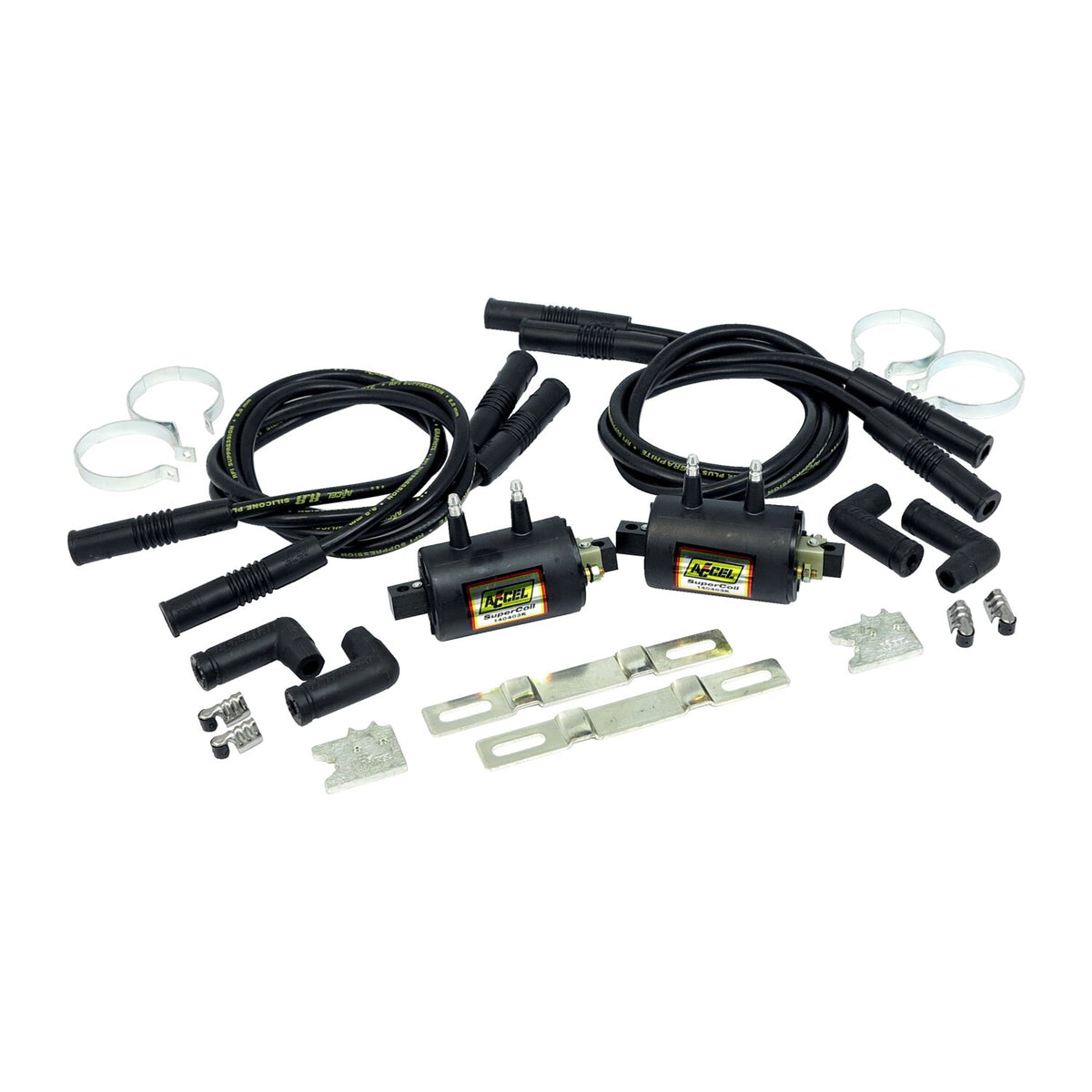 Accel Universal 'Super Coil' kit black 2 coils - 12V/3 Ohm