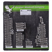 Gardner-Westcott Motor screw set polished ss allen