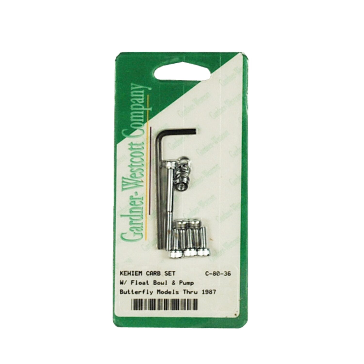 Gardner-Westcott Keihin floatbowl mount kit - Chrome allen