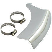 MCS FL Shovel vertical crossover heat shield chrome