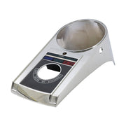 MCS Die-cast aluminum dash cover 68-90 style - Chrome