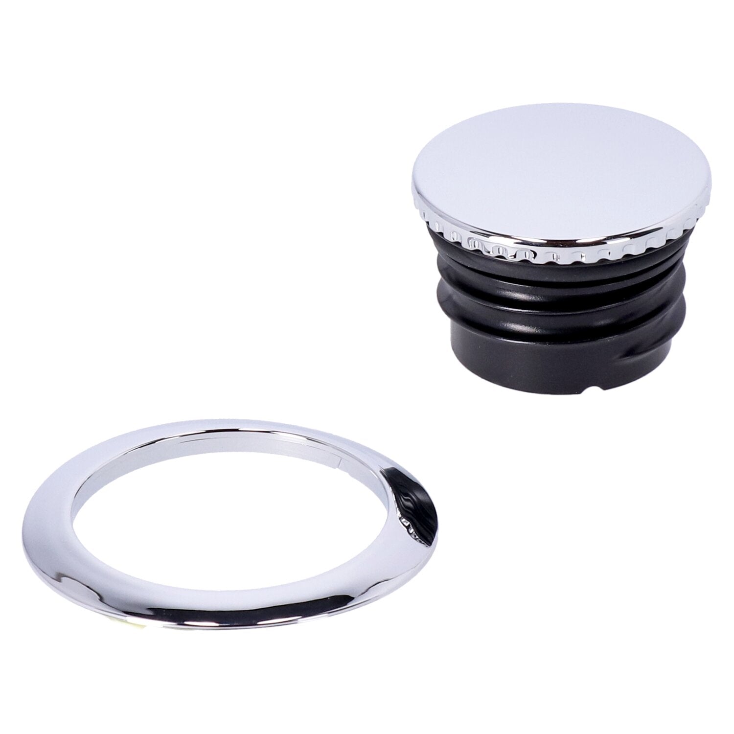 MCS Pop-up gas cap set - Chrome