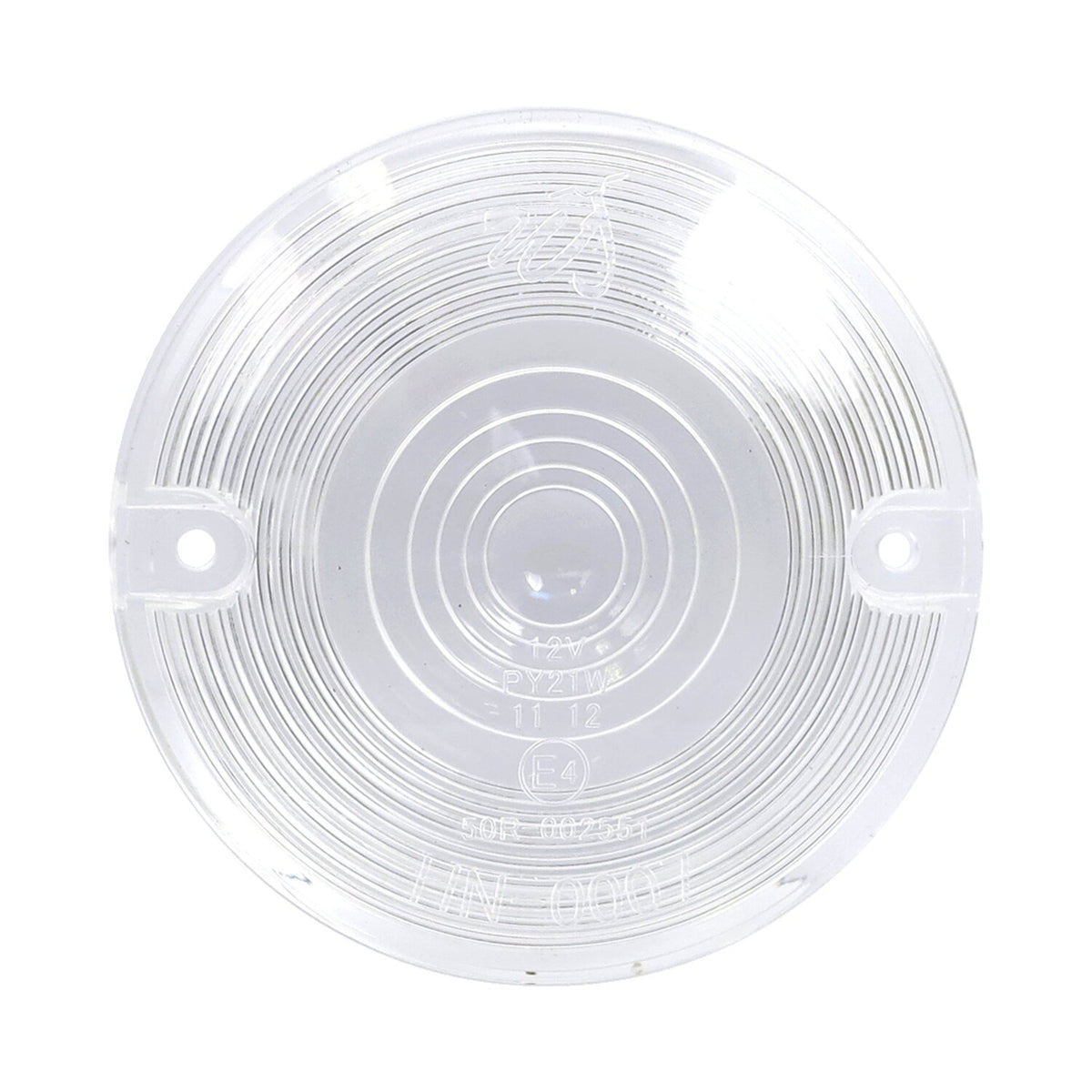 MCS Replacement turn signal lens - flat lens - Clear