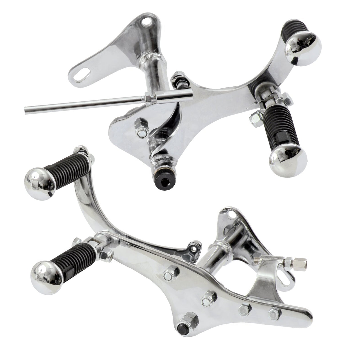MCS 54-74 XL Sportster forward control kit - Chrome
