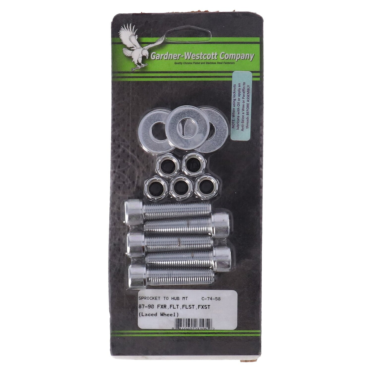 Gardner-Westcott rear belt pulley mount kit allen chrome