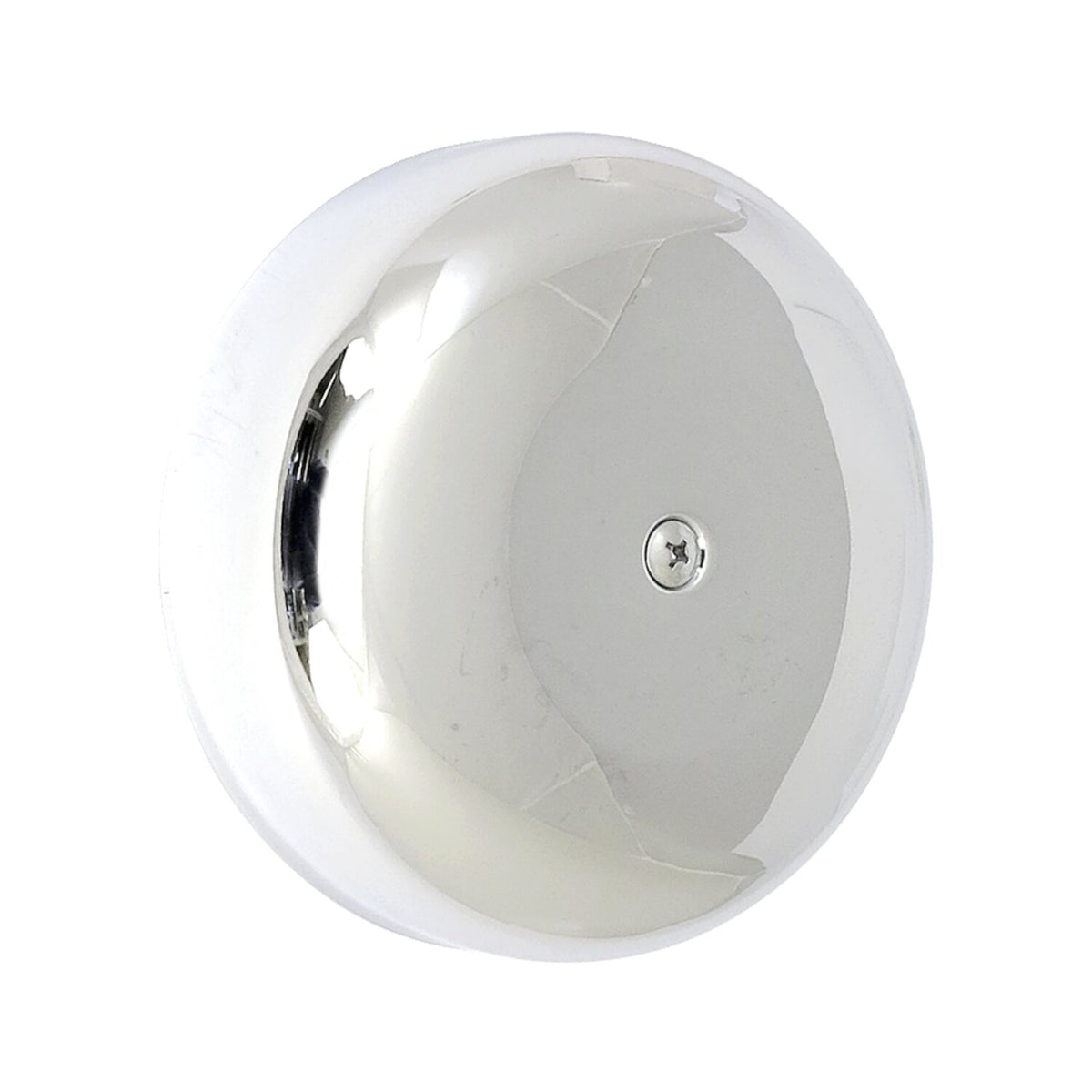 MCS 7" round air cleaner assembly - Chrome