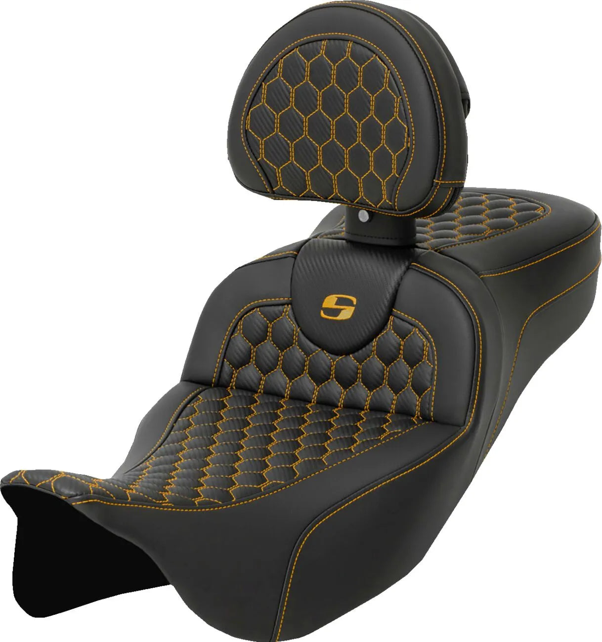 Saddlemen Honeycomb Roadsofa Seat - For Harley Davidson