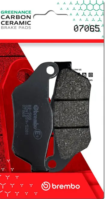 Brembo Prime Line Carbon Ceramic Brake Pad Set
