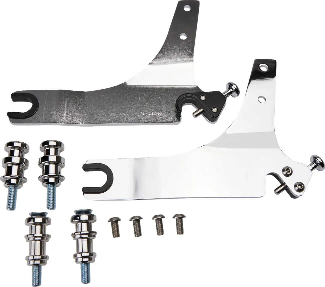 Cobra Detachable Backrest Kit - Chrome Finish