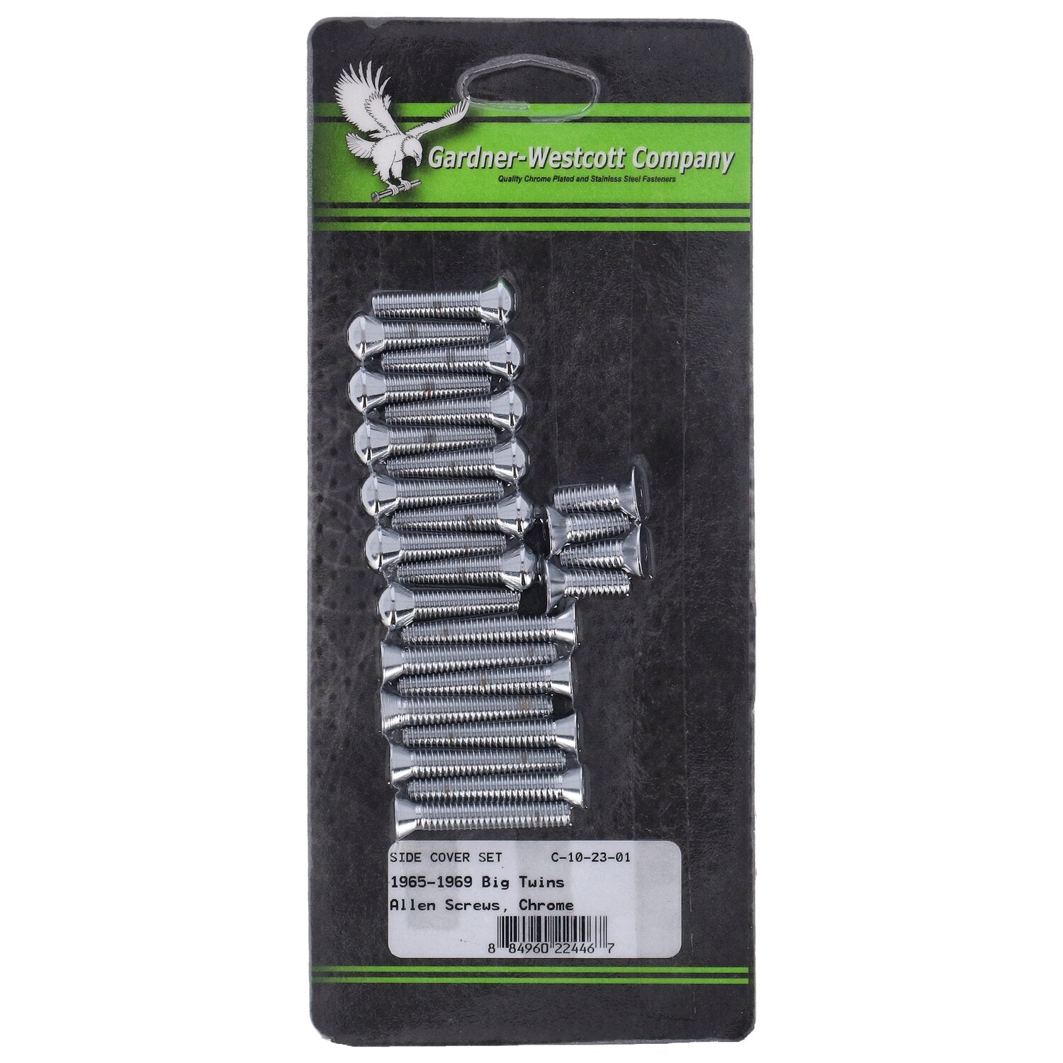 Gardner-Westcott Big Twin side cover mount kit chrome allen