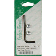 MCS fork slider drain screws - Allen head