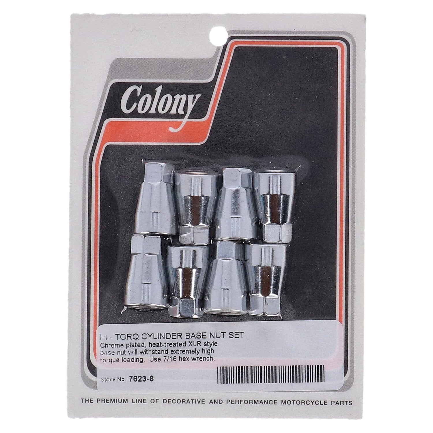 Colony cyl base nut kit high-torque