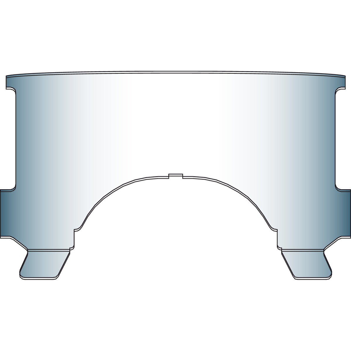 National Cycle repl - adj - lower window (style B) - Clear