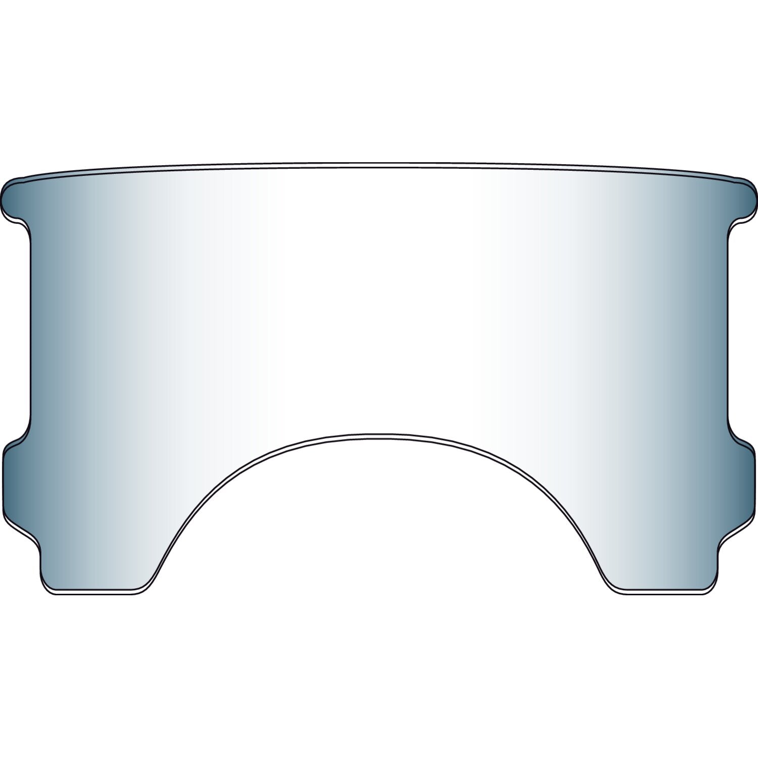 National Cycle repl - adj - lower window (style C) - Clear