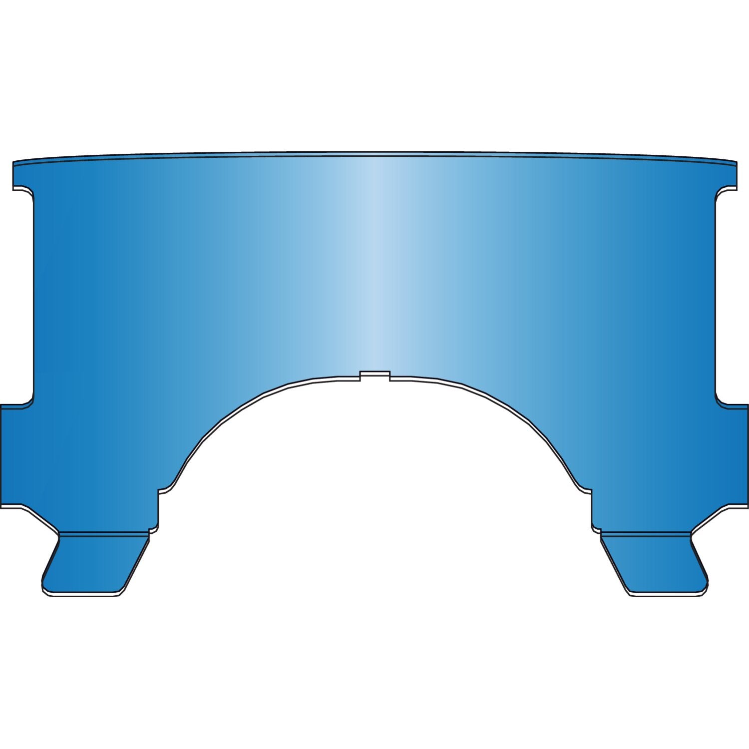 National Cycle repl - adj - lower window (style B) - Blue